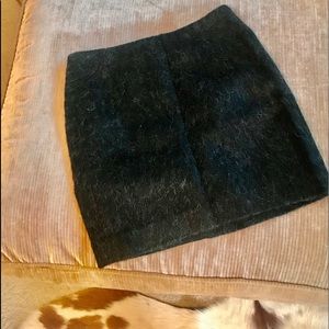 WOOL MINI SKIRT